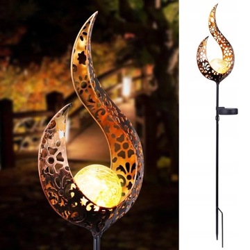 Lampa solarna wbijana zeagoo 50 cm 1 szt.