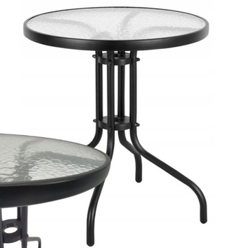 КРУГЛЫЙ ЖУРНАЛЬНЫЙ СТОЛИК ДЛЯ САДОВОГО БАЛКОНА 60 СМ