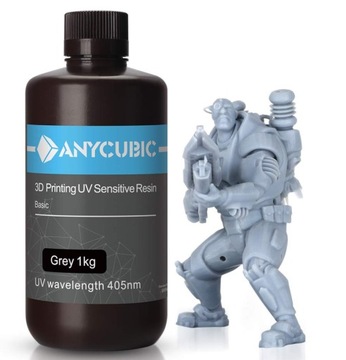 ОРИГИНАЛЬНАЯ СМОЛА ANYCUBIC UV 1 ЛИТР СЕРАЯ