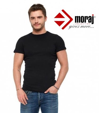 MORAJ-POLSKA Koszulka Męska - gładka - roz.M