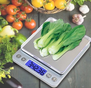 ЭЛЕКТРОННЫЕ КУХОННЫЕ ВЕСЫ LCD, ТОЧНЫЕ, 2кг 0,1