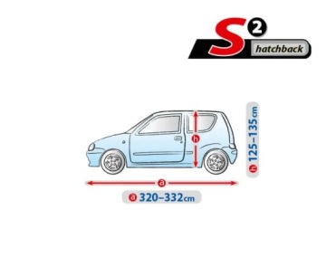 Автомобильный чехол PLANDEKA для FIAT Seicento Basic Garage