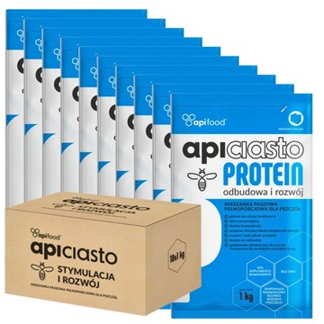 APICIASTO PROTEIN 1кг, Жмых APIFOOD для пчеловодства, новая доставка