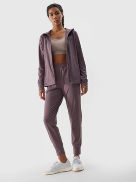 4F BLUZA DAMSKA TRENINGOWA SZYBKOSCHNĄCA ROZPINANA Z KAPTUREM SS24