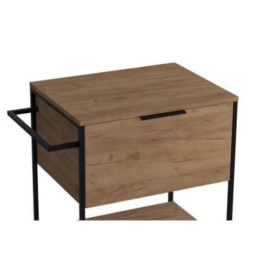 Szafka stojąca Kobe dąb craft złoty z blatem 60 cm