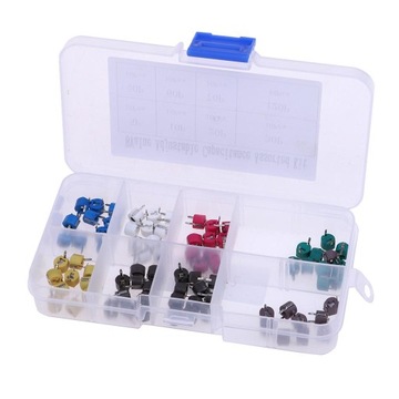 Miniaturowe plastikowe strojenie ze zmiennymi 8