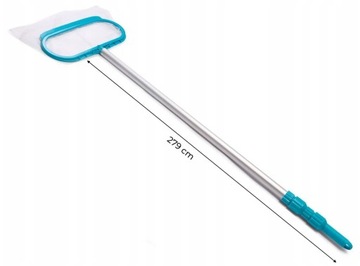 ПЫЛЕСОС ДЛЯ ЧИСТКИ БАССЕЙНА INTEX STICK NET ЩЕТКИ ALGEA SET XXL