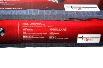 EXCALIBUR X500.4 новый автомобильный усилитель, 4-канальный, максимальная мощность 4x500 Вт