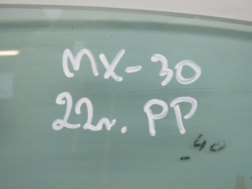 MAZDA MX-30 22R SKLO (OKNO) DVEŘE PRAVÁ PŘEDNÍ PRAVÝ