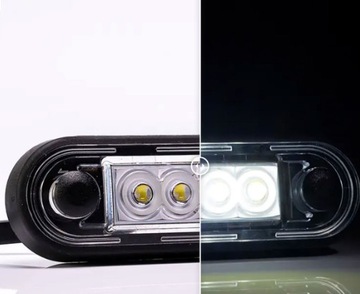 Lampa Obrysowa obrysówka PRZEDNIA LED BIAŁA FT-073