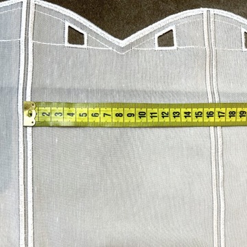 Заздростка Этамин Белая Штора Вышивка для кухни, высота 60 см