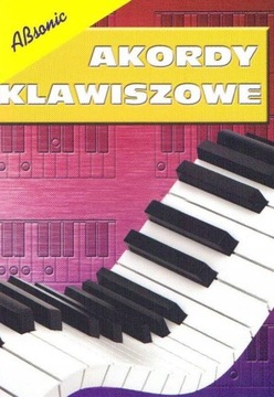 Książka akordy klawiszowe, tabela akordów keyboard