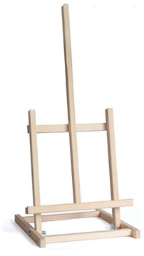 BUKOWA STOŁOWA DREWNIANA SZTALUGA MALARSKA 52 cm SZTALUGI PREZENT