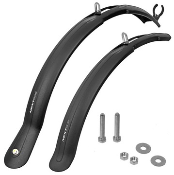 Błotniki rowerowe komplet Simpla NEXT PRO 26/28'' czarne