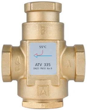 ТЕМПЕРАТУРНЫЙ КЛАПАН ATV 335 DN25 1