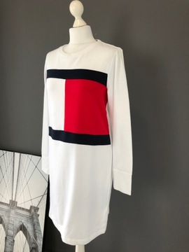 TOMMY HILFIGER SUKIENKA / BLUZA DŁUGA ROZM.M