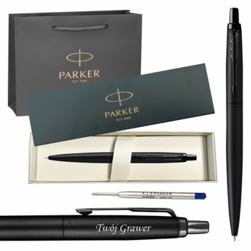 PARKER DŁUGOPIS Z IMIENIEM NA PREZENT ŚWIĘTA JOTTER XL BLACK CZARNY GRAWER