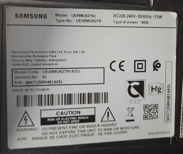 Telewizor Samsung UE49MU6279