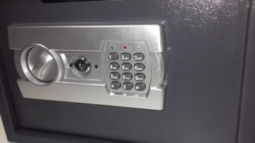 Электронный кодовый сейф 35х25х25см для дома, отеля, сейфа SEALEY SECS01DS