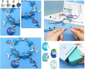 Набор бусин для изготовления браслетов, ожерелий, ювелирных изделий