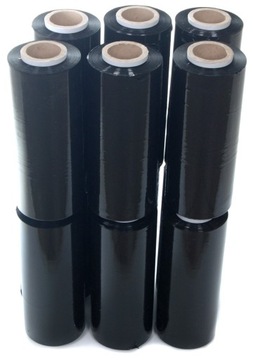 ФОЛЬГА-СТРЕЙЧ ЧЕРНАЯ Стретч 1,5 кг, ширина 25 см.