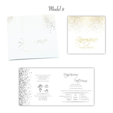 Свадебные ПРИГЛАШЕНИЯ, На Свадьбу, Золото