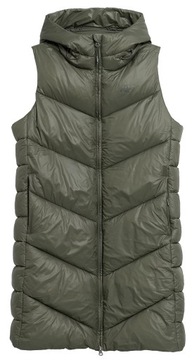 ЖЕНСКАЯ КУРТКА С РУКАВАМИ 4F, СТЕГАНЫЙ ВЕСЕННИЙ ЖИЛЕТ, ДЛИННАЯ Z22-KUDP006