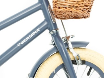 ВИНТАЖНЫЙ ДЕТСКИЙ ГОРОДСКОЙ ВЕЛОСИПЕД GERMINA 12 ДЮЙМОВ, СИНИЙ ДЛЯ МАЛЬЧИКОВ