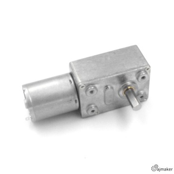 Silnik DC 12V 50RPM z przekładnią ślimakową