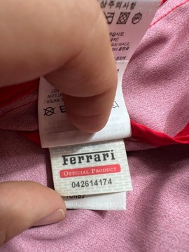 PUMA SCUDERIA FERRARI KURTKA MĘSKA WIATRÓWKA OFFICIAL CZERWONA KAPTUR