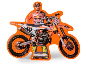 RED BULL KTM 450SXF 2018 TONY CAIROLLI МАСШТАБ 1:6 МЕТАЛЛИЧЕСКИЙ МОТОЦИКЛ МОТОЦИКЛ