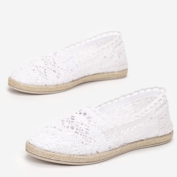 Белые эспадрильи 38