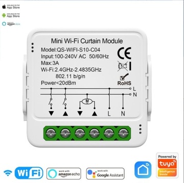 TUYA SMART HOME WIFI КОНТРОЛЛЕР РОЛЕТОВЫХ СТАВНЕЙ WIFI