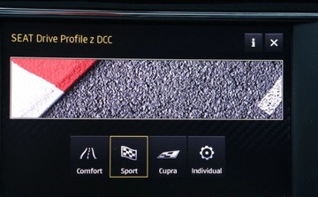 Seat Leon III CUPRA 5d Facelifting 2.0 TSI 300KM 2017 Seat Leon Super stan auto bez wkladu, Drive profile, Tuning przez CUPRA, zdjęcie 26