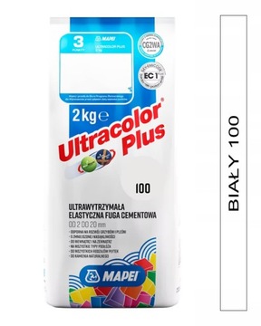 MAPEI FUGA 2KG KOLOR 100 - BIAŁA