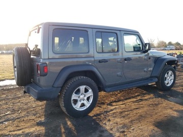 Jeep 2021 Jeep Wrangler 2020r., Unlimited Sport, od ubezpieczalni 2.0 Benzyna 270KM, zdjęcie 4