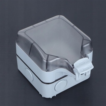 Наружная настенная розетка с одинарной вилкой IP66 15A