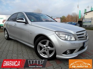 Mercedes Klasa C W204 Limuzyna 1.8 200 K 184KM 2008 Mercedes-Benz Klasa C AMG Avantgarde Kompressor Doinwestowany 1.8 Benzyna