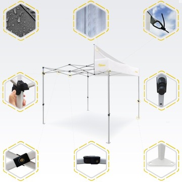 Рекламный садовый павильон 3х4,5м Экономическая Звезда