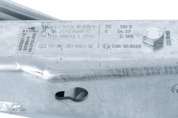 Обгонное устройство прицепа AL-KO 3000 кг инерционный тормоз 251G AK301