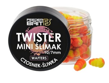 Mini Ślimak Twister FEEDER BAIT - Czosnek&Śliwka