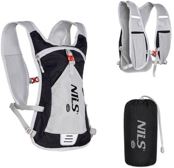 РЮКЗАК ДЛЯ БЕГА NILS NC1708 ЧЕРНО-СЕРЫЙ TRIPER 10 LIGHT