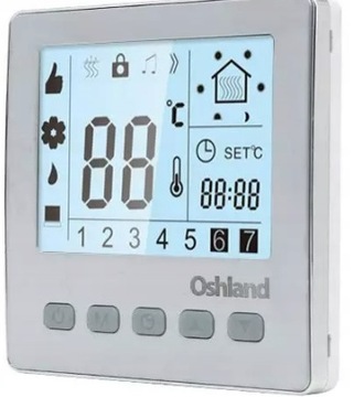 TERMOSTAT POKOJOWY LCD REGULATOR TEMPERATURY 16A