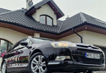 Citroen C5 III Tourer 1.6 THP 156KM 2011 Citroen C5 CITROEN C5 1.6 T ALU LED HYDRO EXCLUSIVE 1.6 Benzyna 156KM
