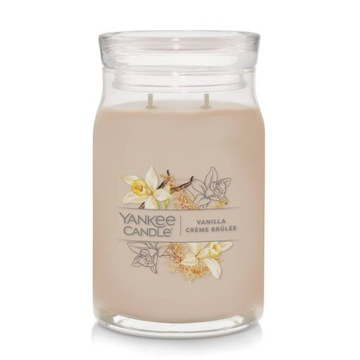 Vanilla Creme Brulee Yankee Candle duża świeca