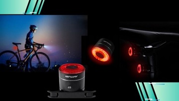 ВЕЛОСИПЕДНАЯ ЛАМПА ДЛЯ ВЕЛОСИПЕДА USB 4 РЕЖИМА АККУМУЛЯТОР ДАТЧИК ДВИЖЕНИЯ Стоп-сигнал