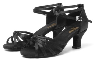 BUTY DO TAŃCA TANECZNE LATINO SALSA 5cm - CZARNE