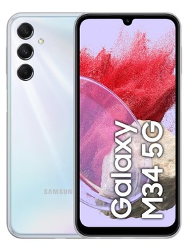Smartfon Samsung Galaxy M34 6 GB / 128 GB srebrny