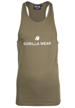 Tank top treningowy sportowy męski zielony Carter Gorilla Wear USA 4XL