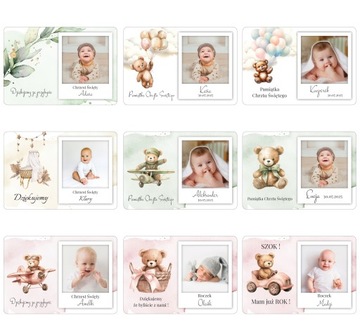 ФОТОМАГНИТ на холодильник Спасибо гостям Крещение годовалого ребенка.